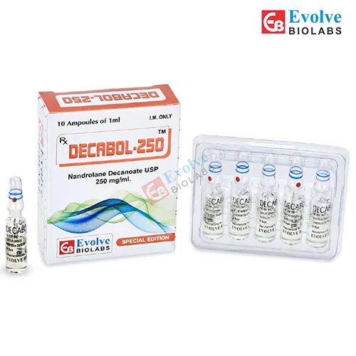 Decabol 250 – Nandrolane Decanoate USP 250mg/ml – 10 Ampoules of 1ml