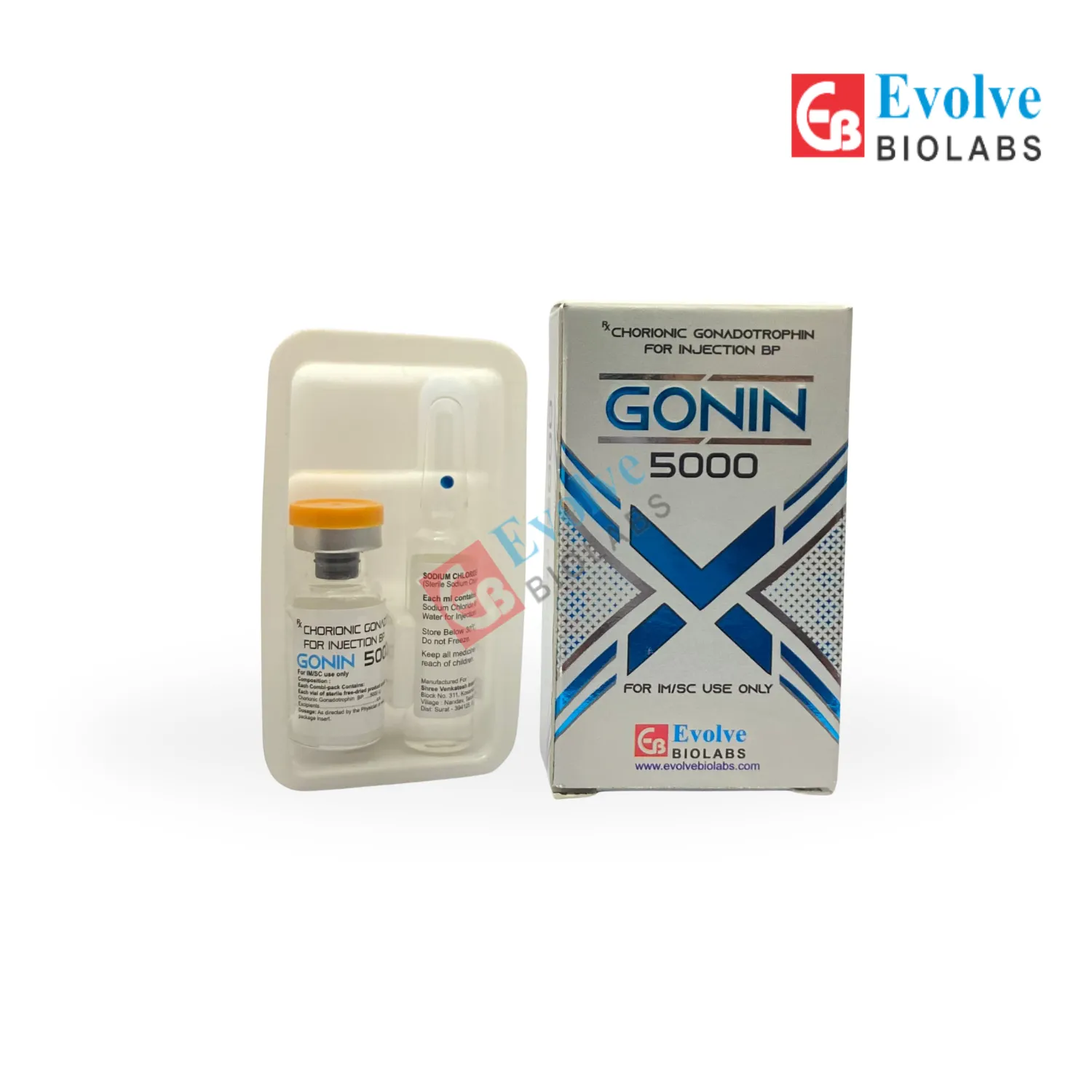 Gonin 5000 – Chronic Gonadotropin 5000iu – HCG